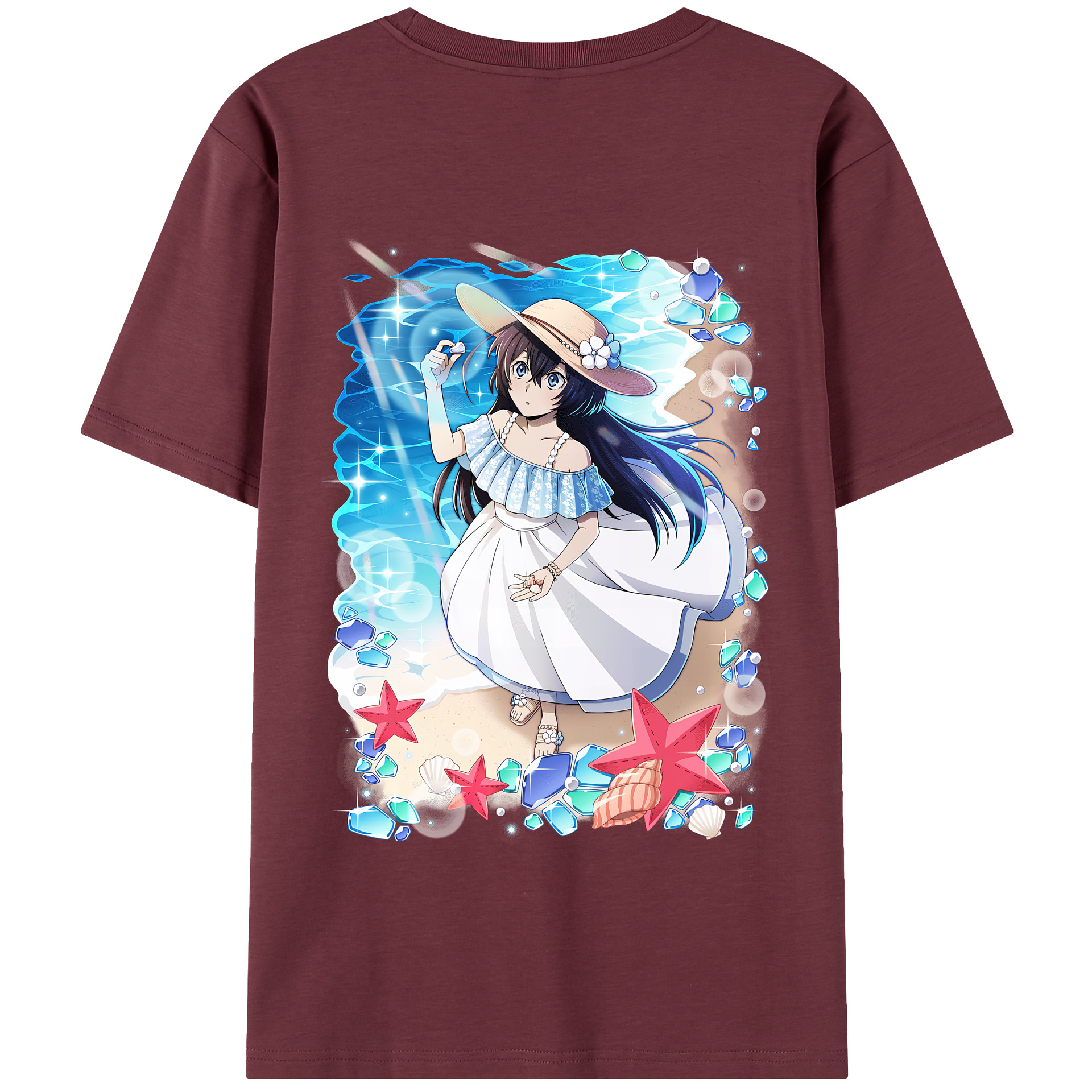 （画像用） 文豪ストレイドッグス Bungo Stray Dogs 綿100％半袖Tシャツ（背面プリント）